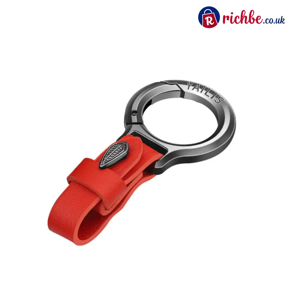Premium Metal Quick-Release Keychain(2 pcs) - Orange（2 pcs) / Gunmetal