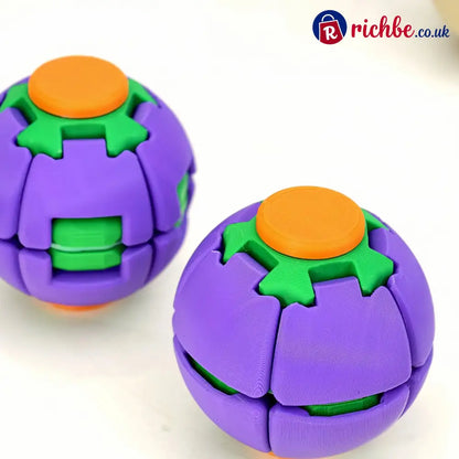 ⚽ Press-to-Spin Stress Relief Fidget Ball