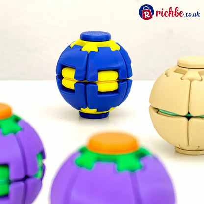 ⚽ Press-to-Spin Stress Relief Fidget Ball