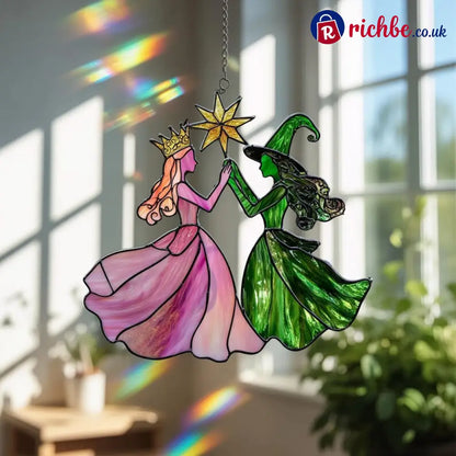 🔮Princess & Witch Colorful Suncatcher