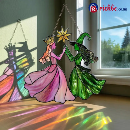 🔮Princess & Witch Colorful Suncatcher