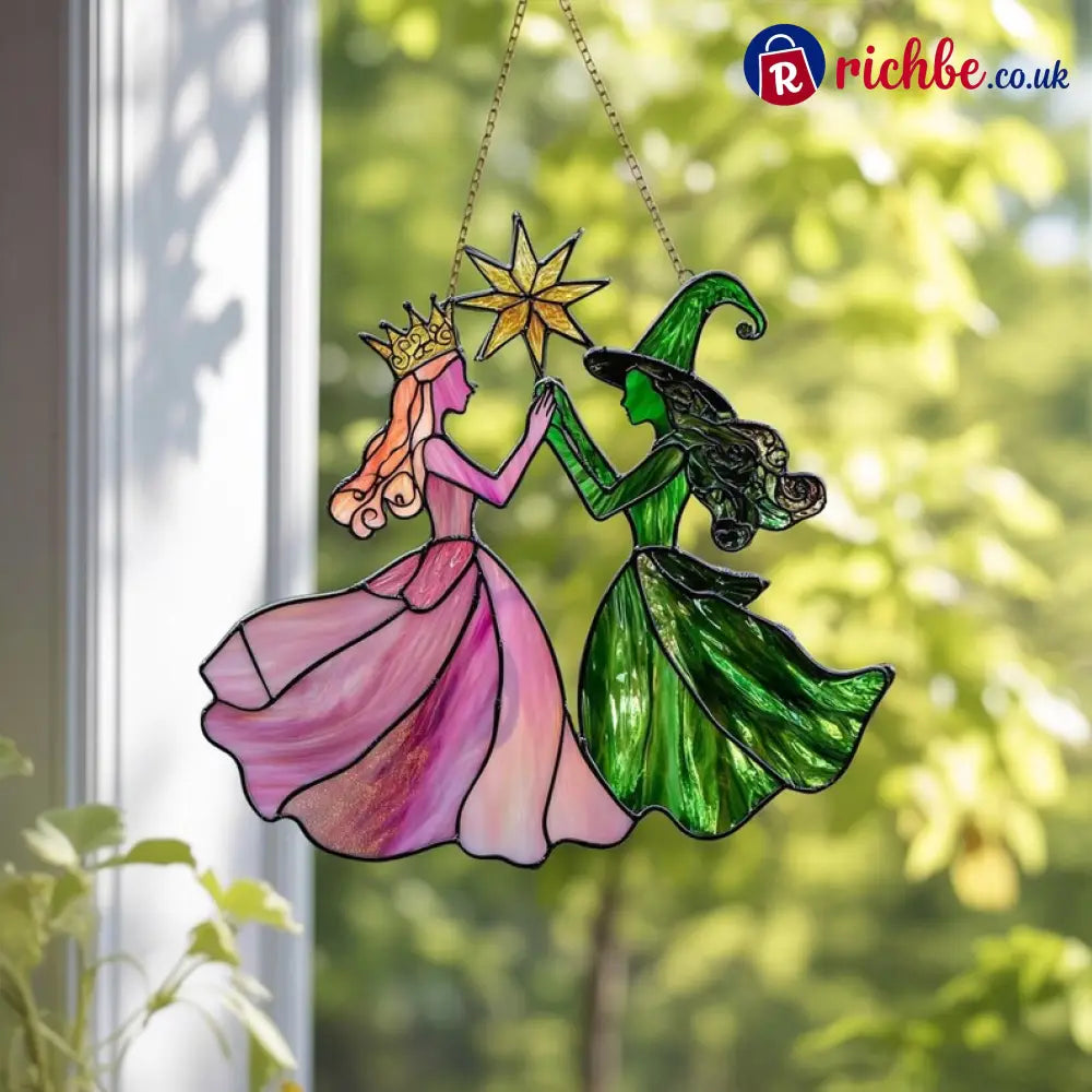 🔮Princess & Witch Colorful Suncatcher
