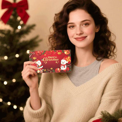 🎄Fold-Out Christmas Money Gift Card – Make Cash Feel Like a Real Present