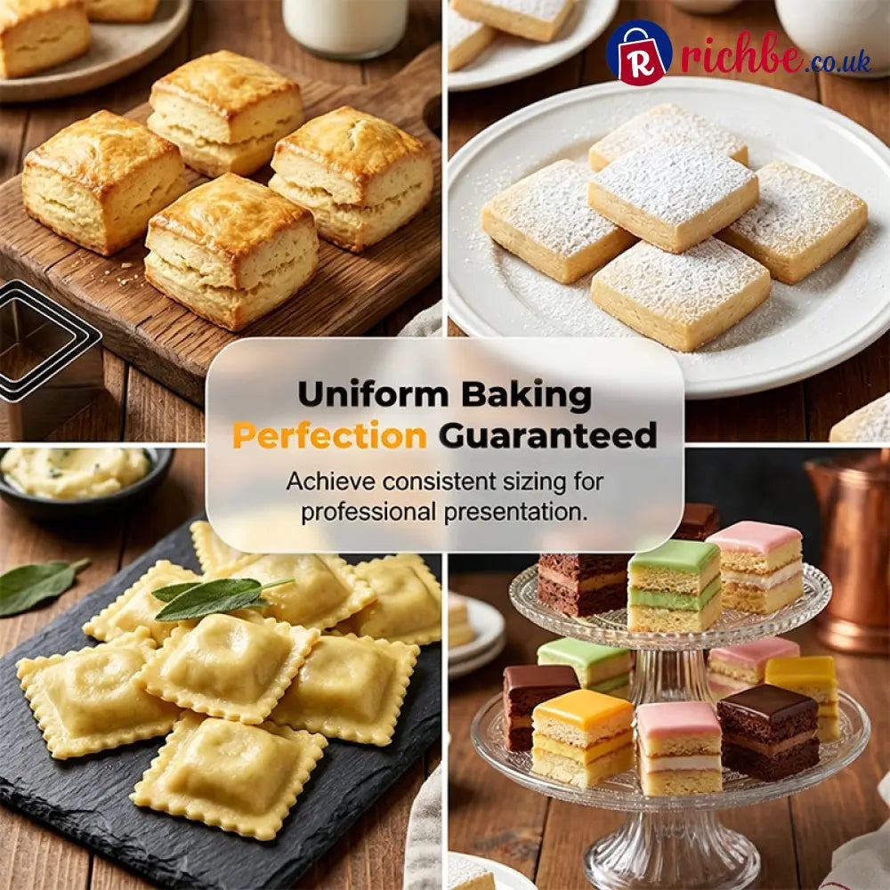Professional 5-Piece Pastry Cutter Set 🍰 - Houseware & Kitchen