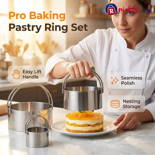 Professional 5-Piece Pastry Cutter Set 🍰 - Houseware & Kitchen