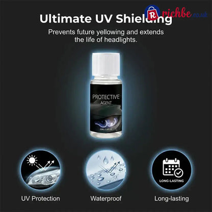 🏆LAST DAY SALE: ONLY ￡9.99!!🚗 🔆Professional Car Headlight Restoration Kit🫧 – Removes yellowing & scratches, restores clarity & UV protection – easy DIY solution ✨