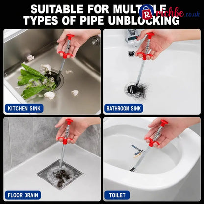 🔥🚿Professional Drain Clog Remover Tool – A Must-Have For Every Home