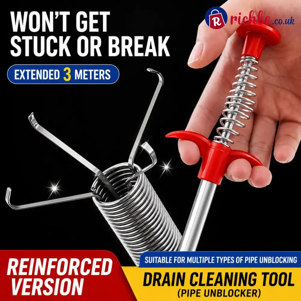 🔥🚿Professional Drain Clog Remover Tool – A Must-Have For Every Home