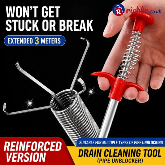 🔥🚿Professional Drain Clog Remover Tool – A Must-Have For Every Home