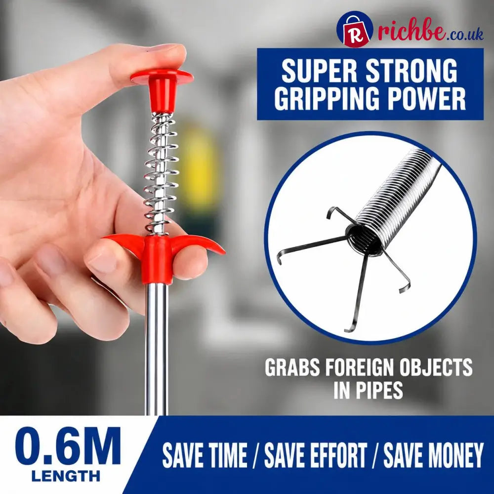 🔥🚿Professional Drain Clog Remover Tool – A Must-Have For Every Home