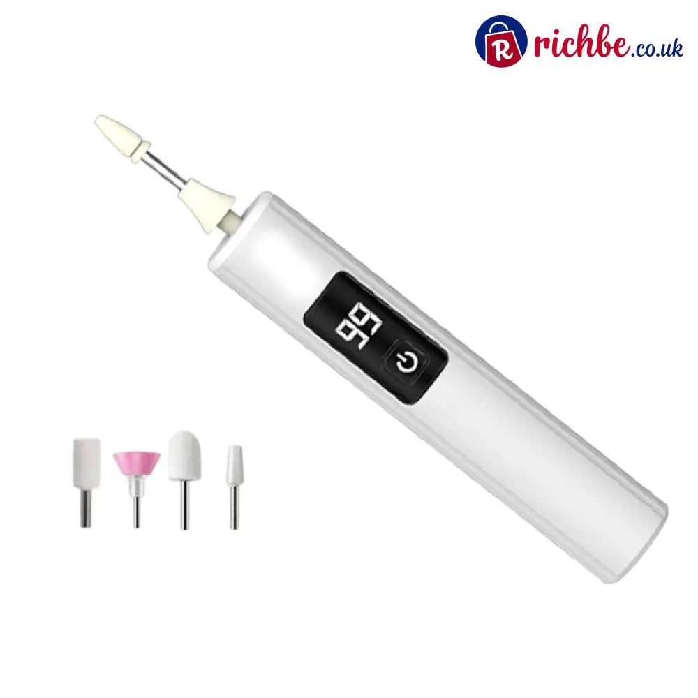 ✨❤️Professional Electric Nail Polisher - Electric Nail Drill + 4 types of grinding head accessories - Hot sale