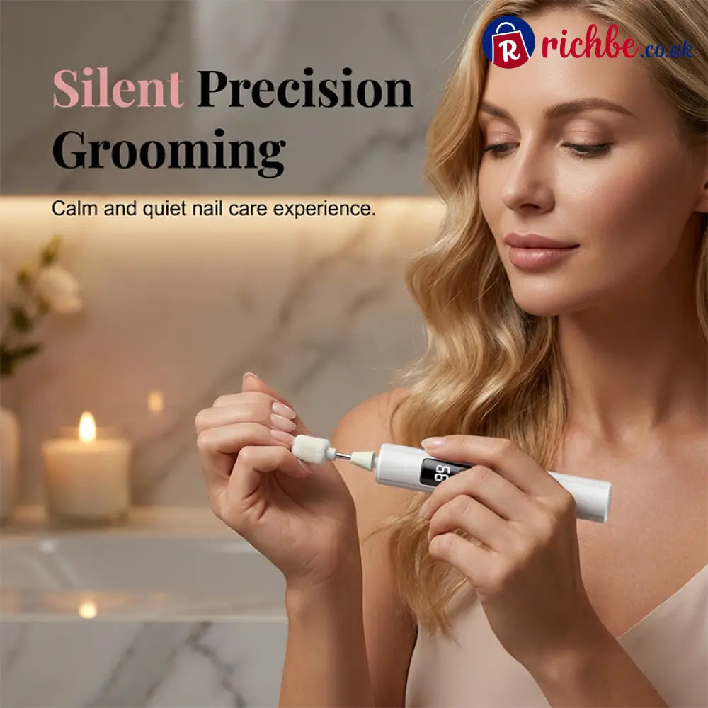 ✨❤️Professional Electric Nail Polisher - Electric Nail Drill + 4 types of grinding head accessories - Hot sale