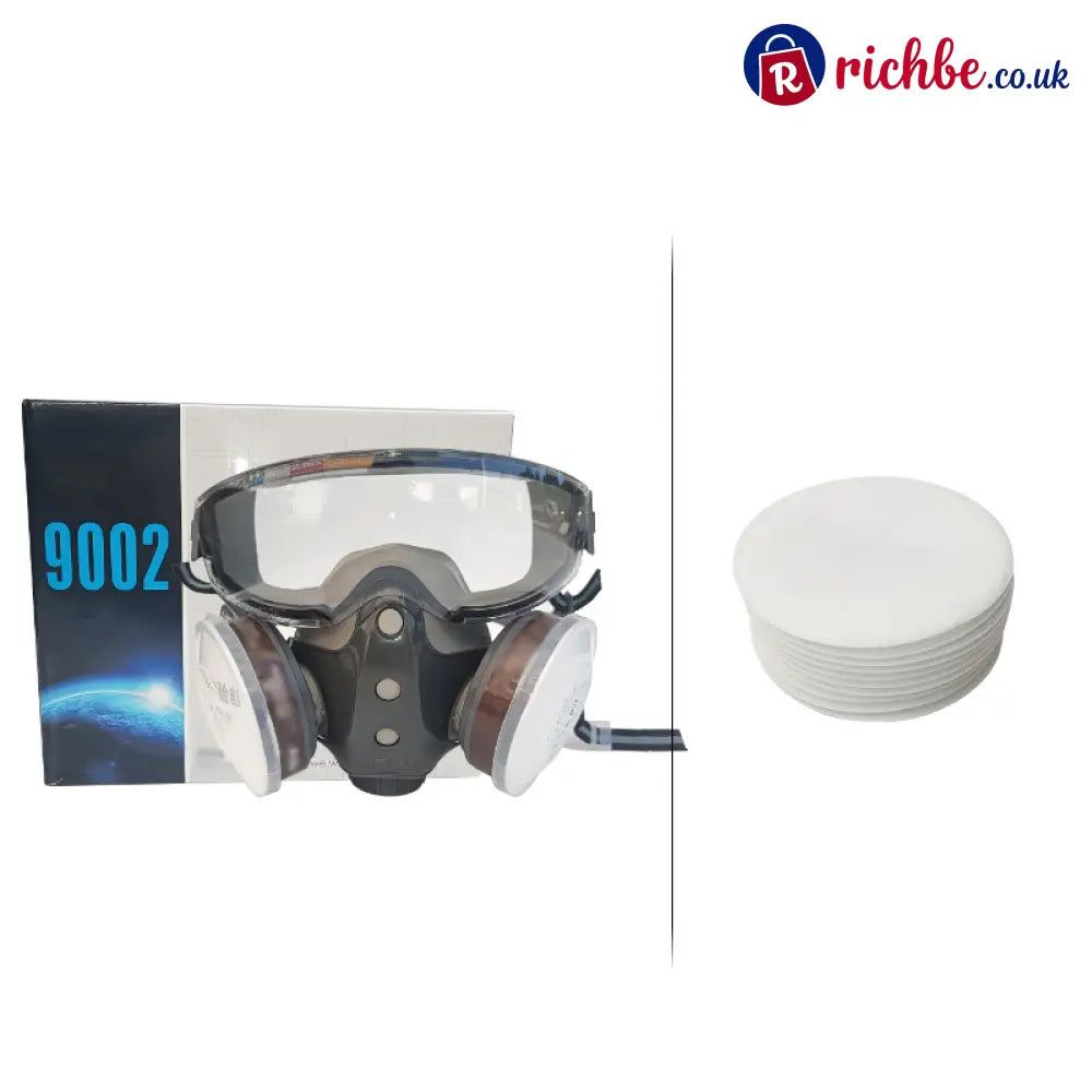 Professional Paint Spraying Respirator Mask - Integrated Respirator Mask + Filter Cotton - Tools & Gadgets