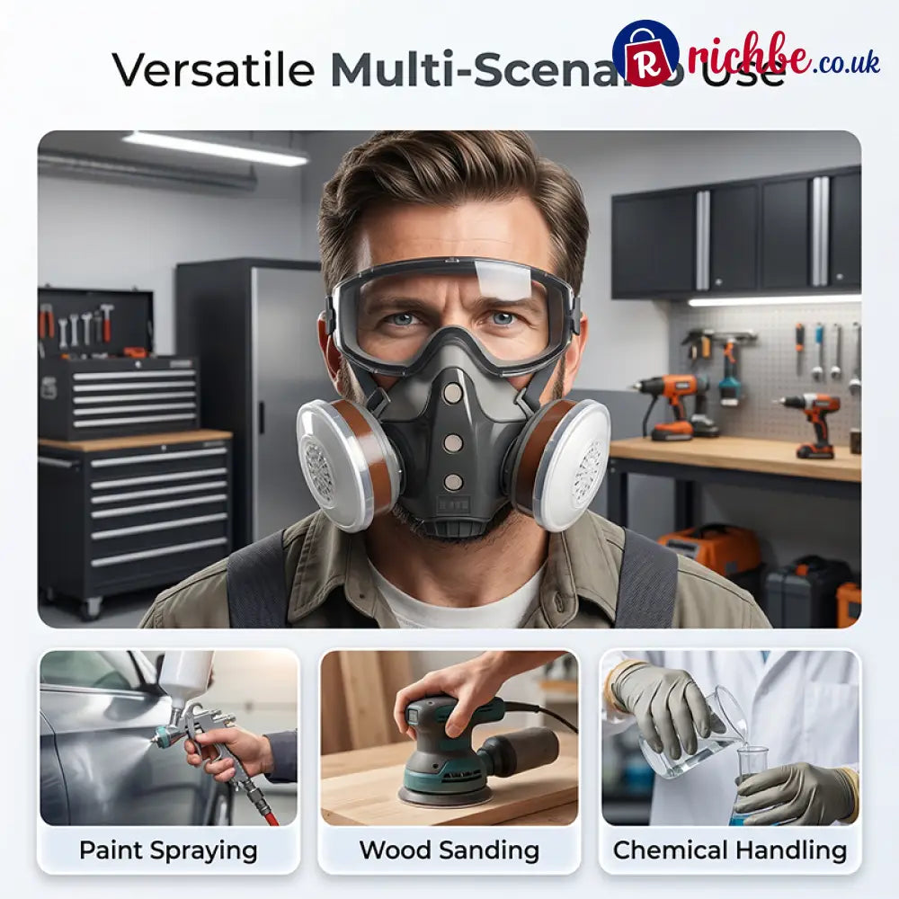 Professional Paint Spraying Respirator Mask - Tools & Gadgets