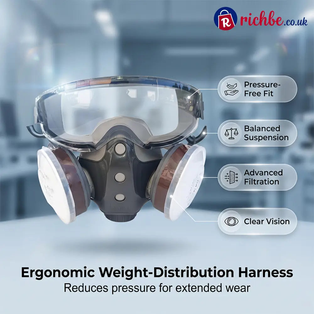 Professional Paint Spraying Respirator Mask - Tools & Gadgets