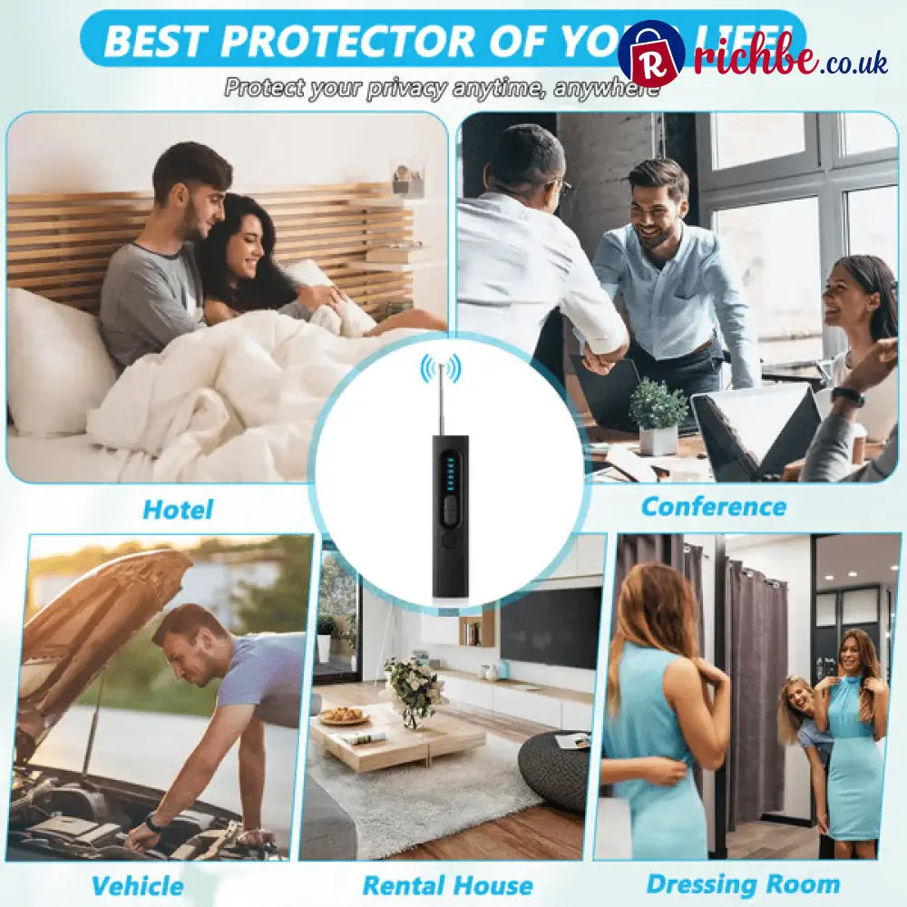 [Protecting your privacy] Hidden Camera Detectors GPS Tracker Detector and RF Signal Scanner Find Out Hidden GPS
