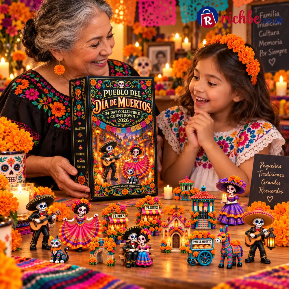 💀🌼 Pueblo del Día de Muertos 2026 – 24-Day Collectible Countdown Calendar 🎉