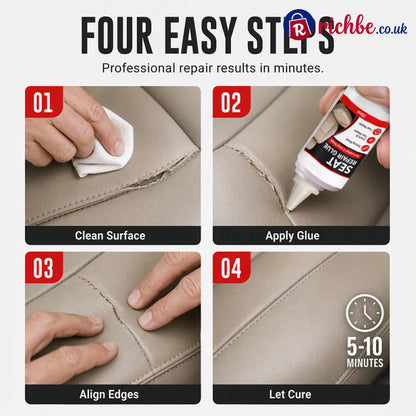 Quick Dry Car Seat Leather Repair Glue - Cleaning & Odor
