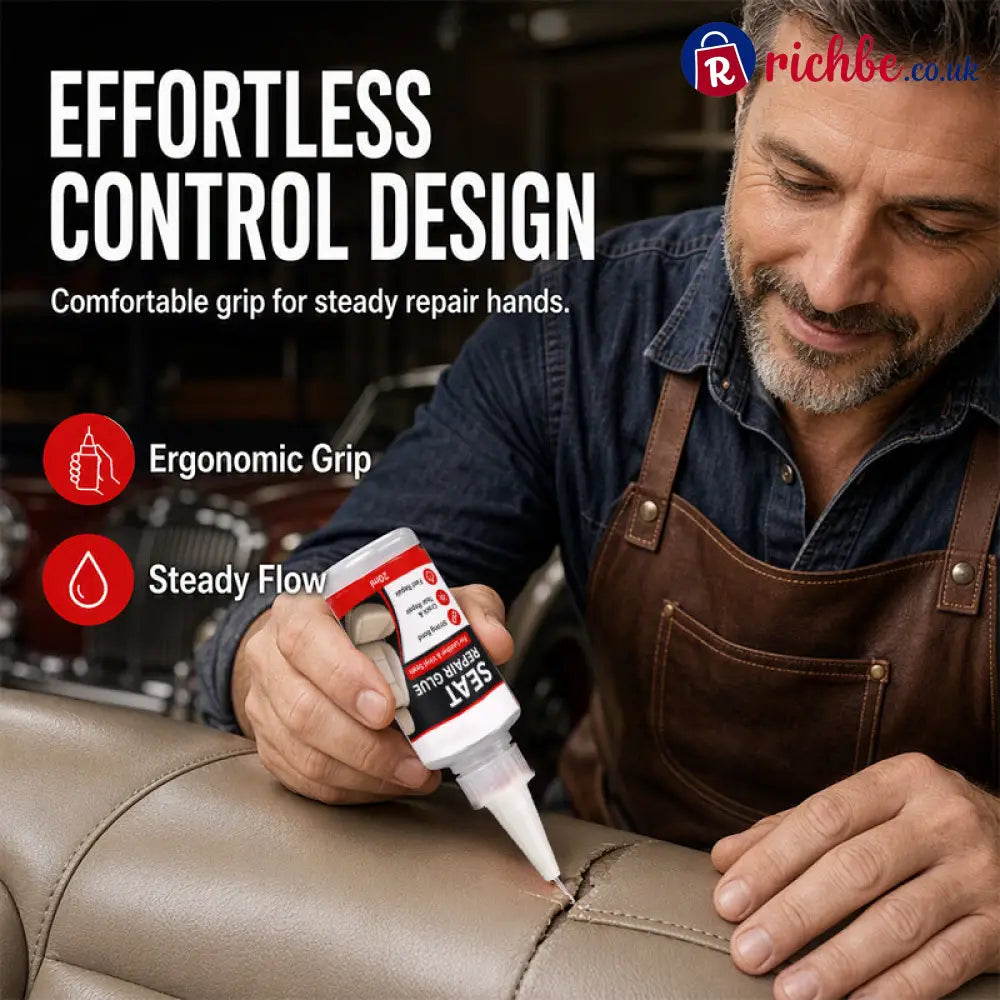 Quick Dry Car Seat Leather Repair Glue - Cleaning & Odor