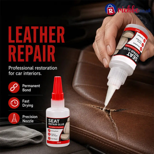 Quick Dry Car Seat Leather Repair Glue - Cleaning & Odor