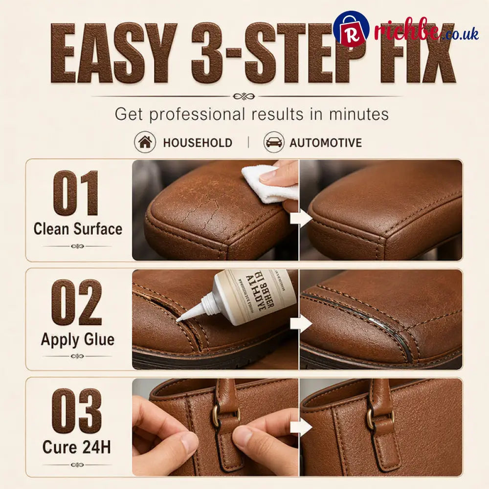 Quick Drying Waterproof Leather Adhesive - Repair & Sealant