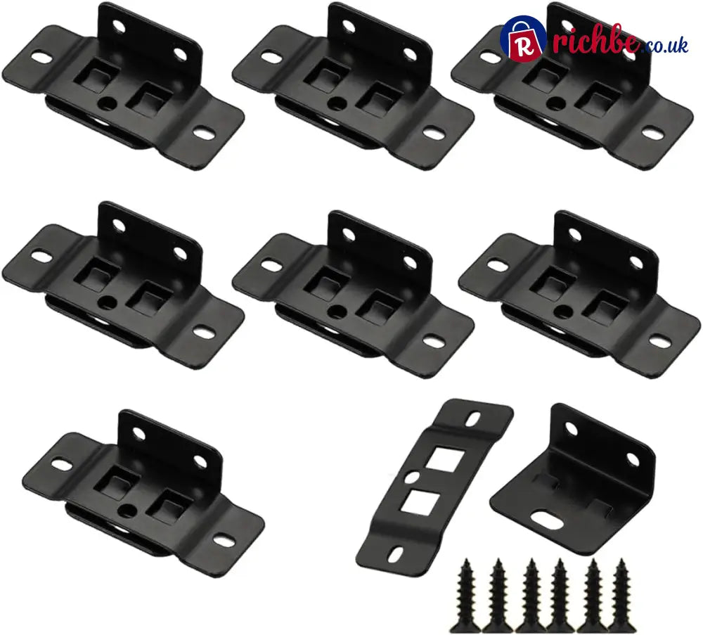 🔥Quick Fitting Furniture Joint Bracket - Black(10 Packs）