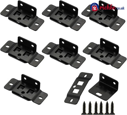🔥Quick Fitting Furniture Joint Bracket - Black(10 Packs）