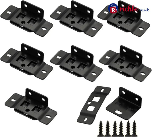 🔥Quick Fitting Furniture Joint Bracket - Black(10 Packs）