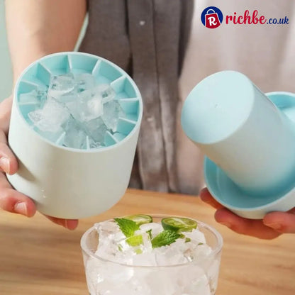 🧊Quick Freezing Silicone Ice Cube Mold❄️ - Buy 1 Get 1 Free / Blue*2 & Yellow*2