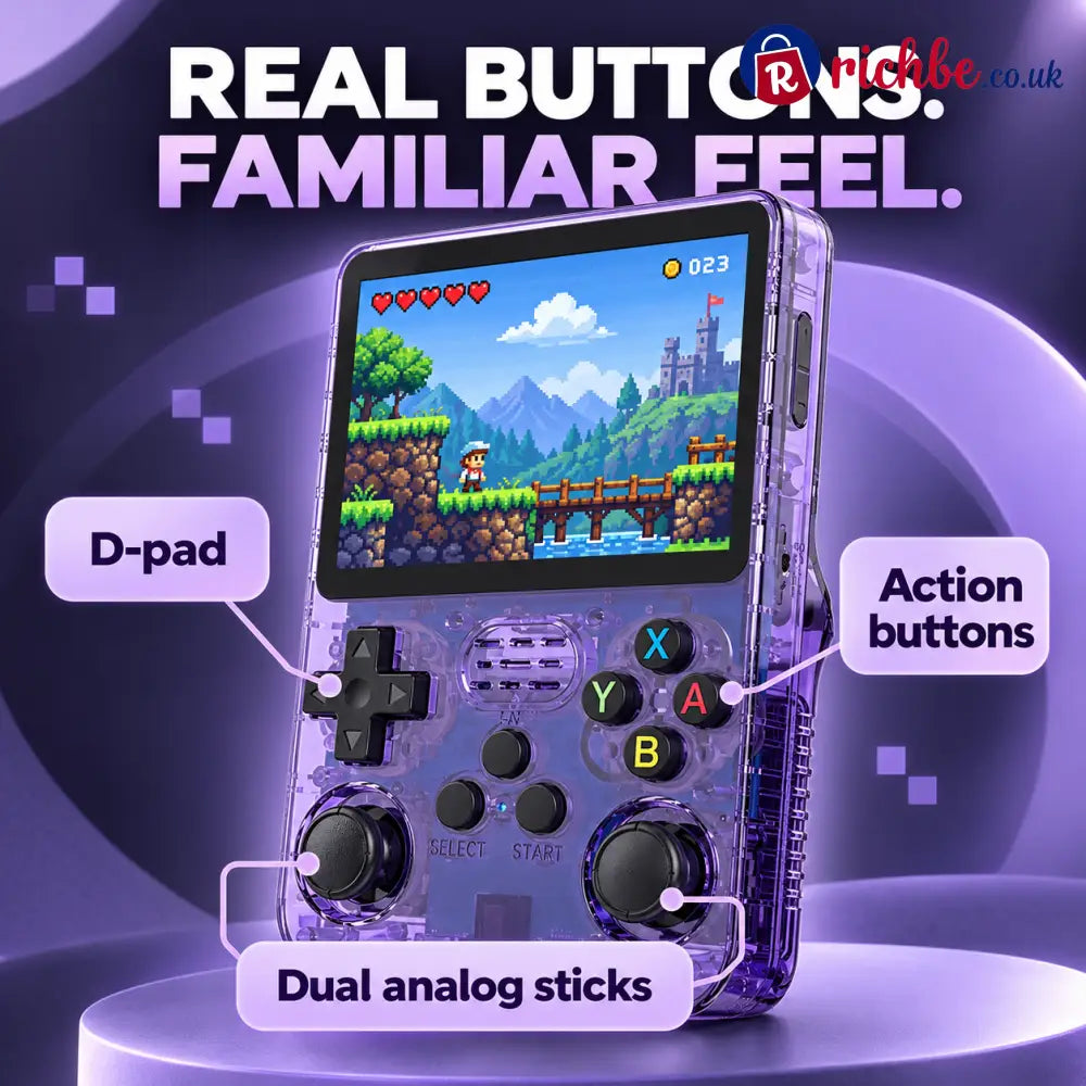 03 Controls R36S retro handheld console