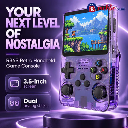 01 Hero R36S retro handheld console