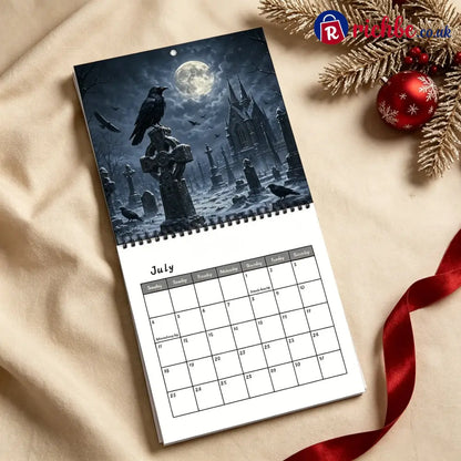 🐦‍⬛Raven & Crow 2027 Wall Calendar, 12 Months of Moonlit Gothic Art🖤 - 2027 CALENDAR
