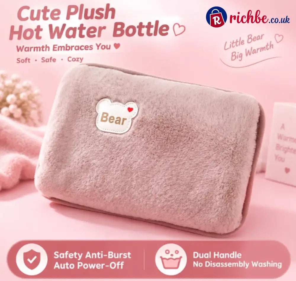 Rechargeable hot water bottles heat packs explosion-proof heat pads - Brown - Hot Sale