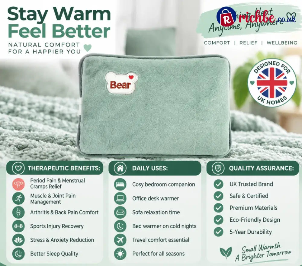 Rechargeable hot water bottles heat packs explosion-proof heat pads - Hot Sale
