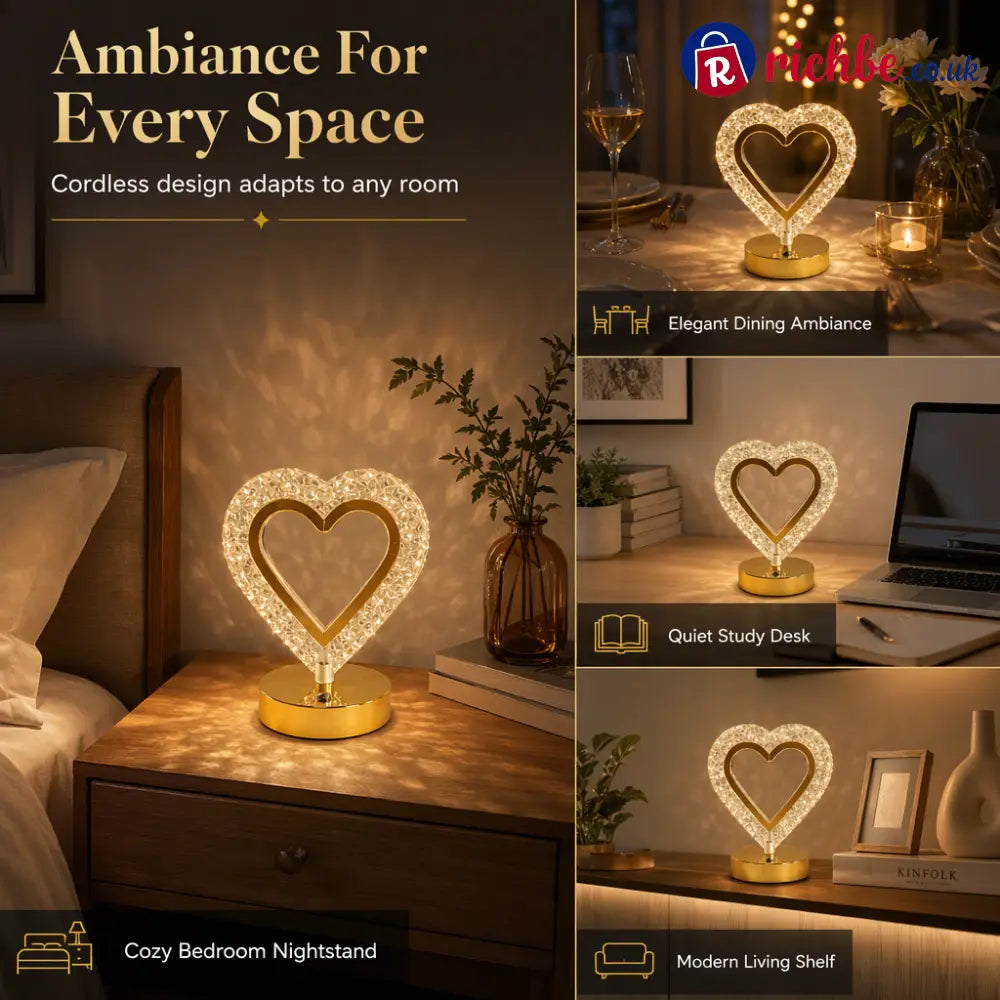 🎄✨Rechargeable Touch Control Night Light 3 Color Stepless Dimmable Bedside Atmosphere Lamp for Bedroom Creative