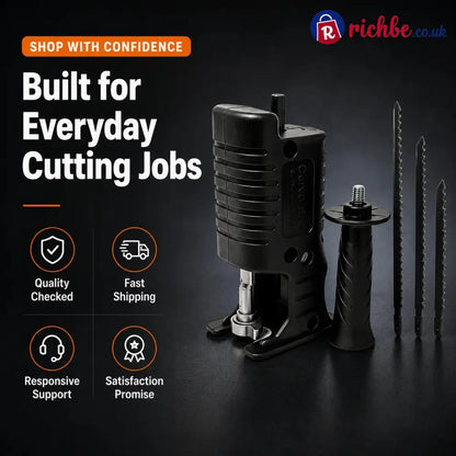 Reciprocating Saw Attachment for Drill - 3 Saw Blades - All Collections