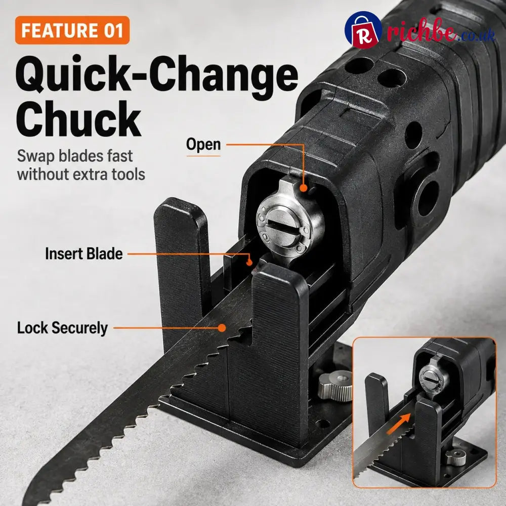 Reciprocating Saw Attachment for Drill - All Collections
