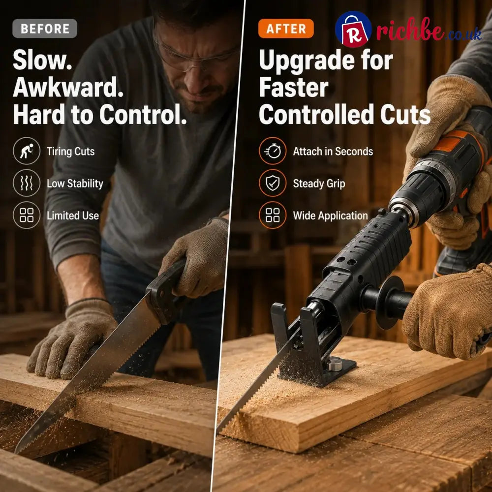 Reciprocating Saw Attachment for Drill - All Collections