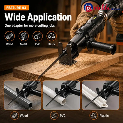 Reciprocating Saw Attachment for Drill - All Collections