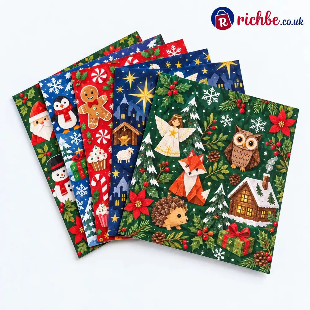 🧘Relaxing & Beginner-Friendly- 3D DIY Paper Christmas(💕Step-by-Step Guide Included) - All Collections