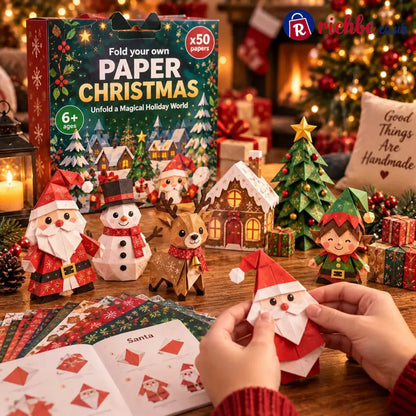 🧘Relaxing & Beginner-Friendly- 3D DIY Paper Christmas(💕Step-by-Step Guide Included) - All Collections