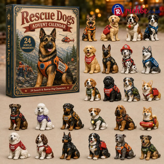 👨‍🚒Rescue Dogs Advent Calendar 2026 - 24-Day Festive Countdown
