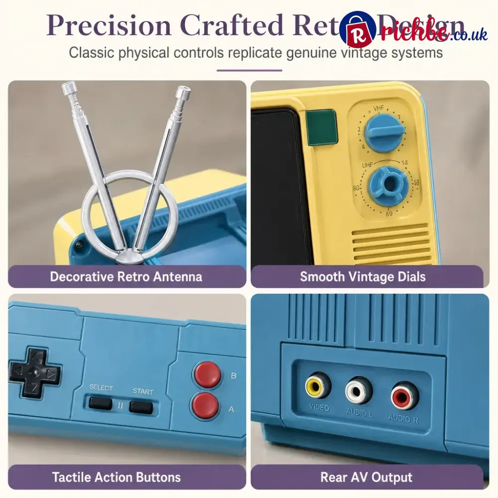 🎮 Retro Mini Tv Game Console - Blue
