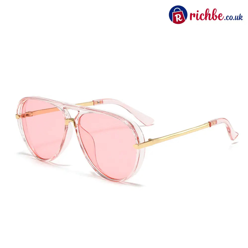 Retro Oversized Aviator Sunglasses