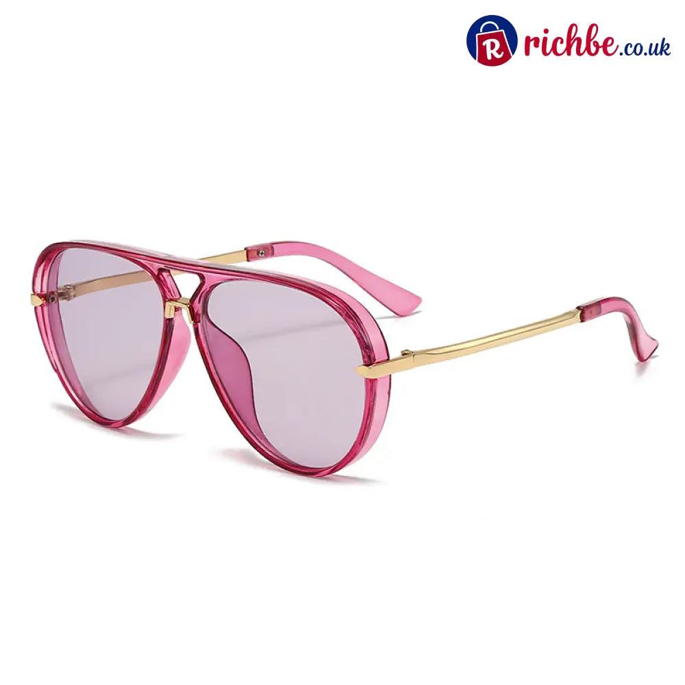 Retro Oversized Aviator Sunglasses
