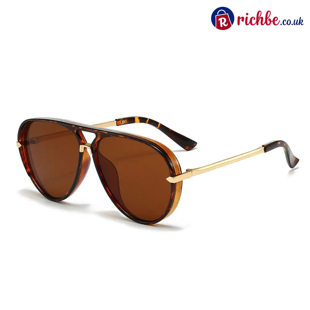 Retro Oversized Aviator Sunglasses