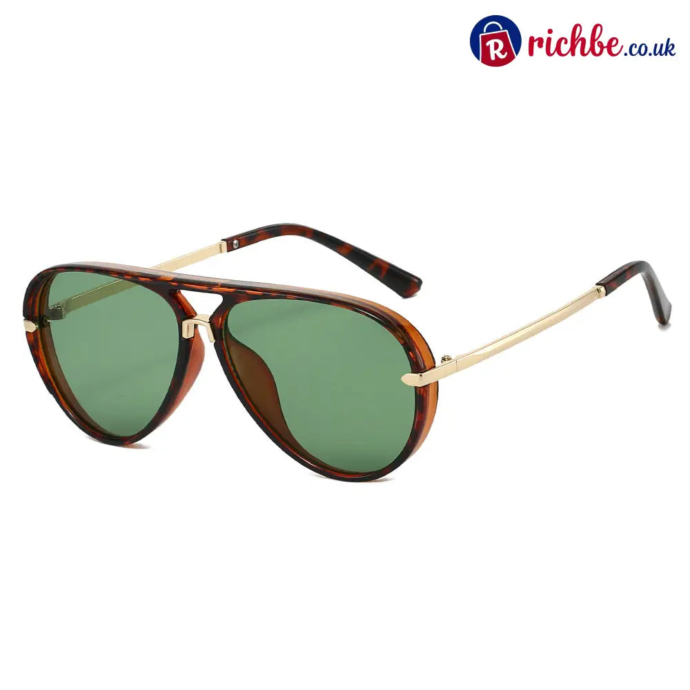 Retro Oversized Aviator Sunglasses