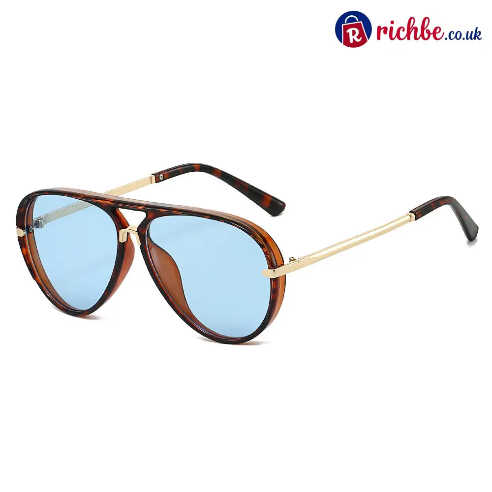 Retro Oversized Aviator Sunglasses
