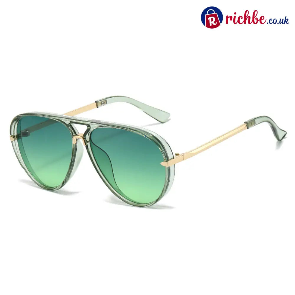 Retro Oversized Aviator Sunglasses