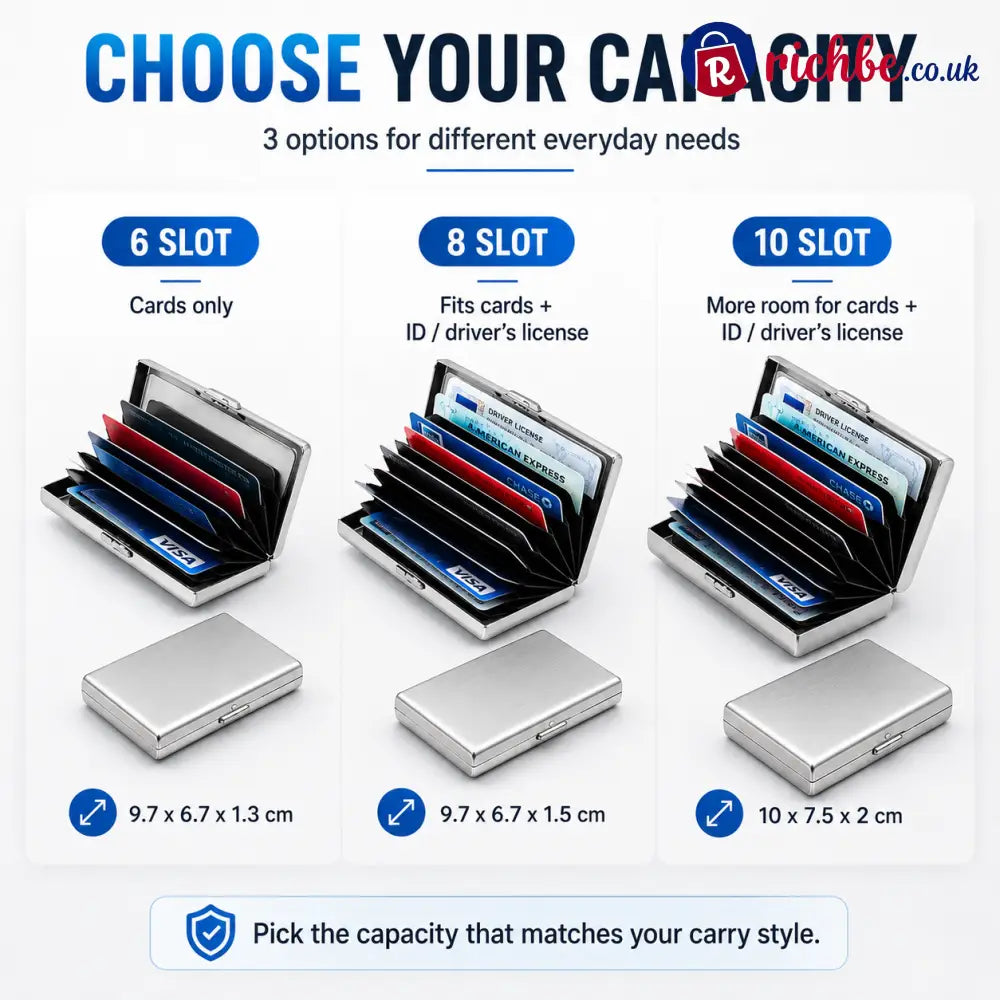 RFID Blocking Metal Card Holder